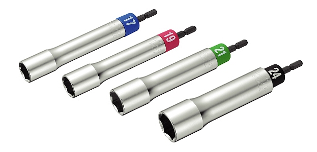 104-1]トップ TOP工業 電動ドリル用ロングソケット EDS-17L - 通販