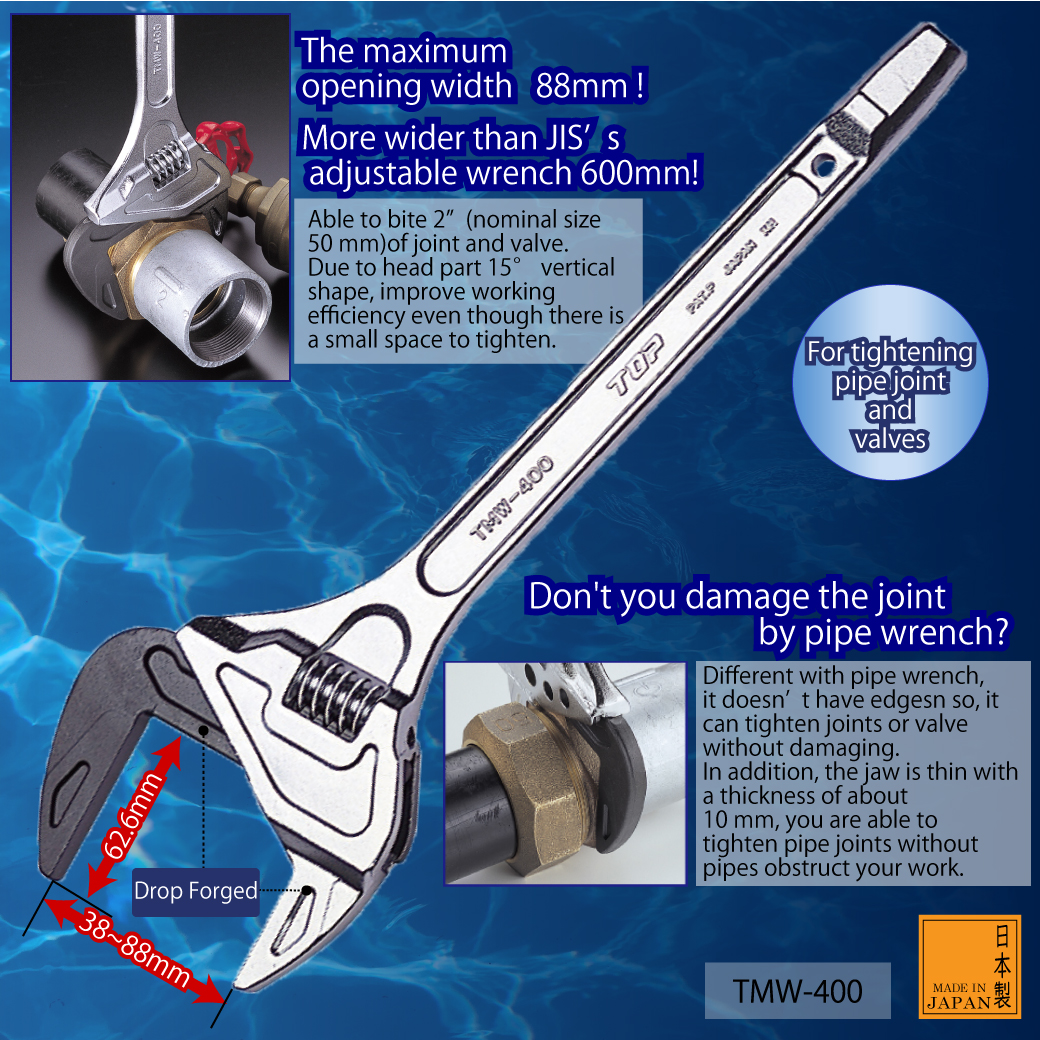 Vertical spanner clearance