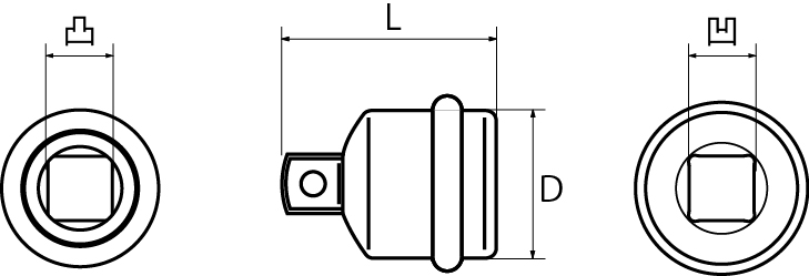 IMPACT SOCKET ADAPTERDrawings