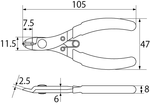 MINI CUTTING PLIERSDrawings