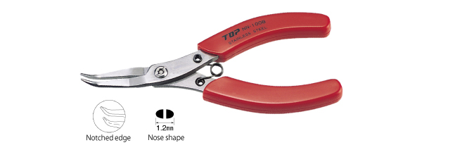 BENT NEEDLE NOSE PLIERS