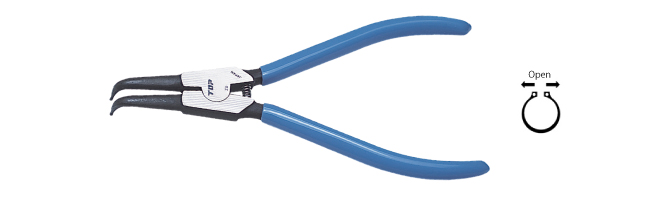 BENT SNAP RING PLIERS SHAFT TYPE