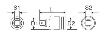 IMPACT UNIVERSAL JOINT (SHORT TYPE)Drawings
