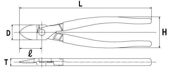 ECCENTRIC SLANT EDGE CUTTING PLIERSDrawings