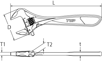 HYPER ADJUSTABLE WRENCH ZERODrawings