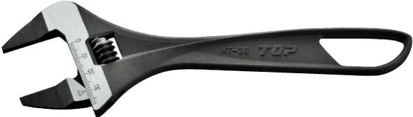 THIN STRAIGHT ADJUSTABLE WRENCH