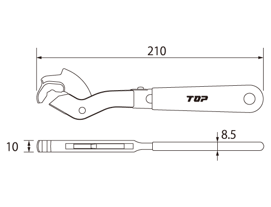 STEEL POST WRENCHDrawings