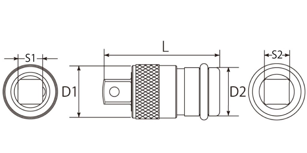 IMPACT ONE OPERATION TYPE SOCKET ADAPTERDrawings