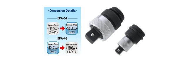 IMPACT ONE OPERATION TYPE SOCKET ADAPTOR