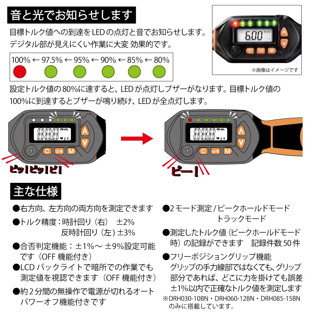 ラチェット形デジタルトルクレンチ | トップ工業株式会社