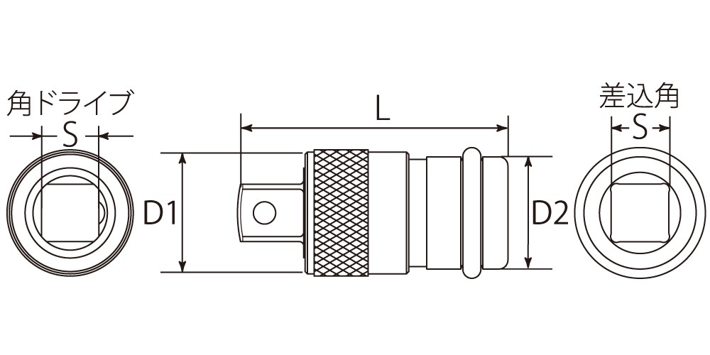 TONE(トネ) インパクト用ソケット(12角) 125mm 20AD-125 通販