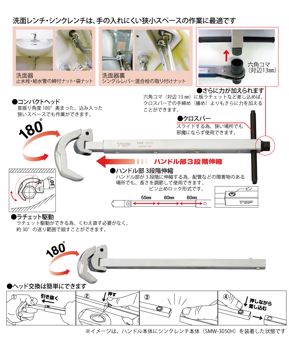 洗面・シンクレンチセット | トップ工業株式会社