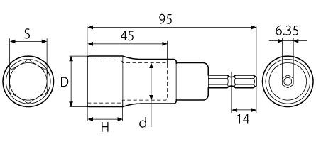 電動ドリル用αソケット（18Vインパクト対応） | トップ工業株式会社