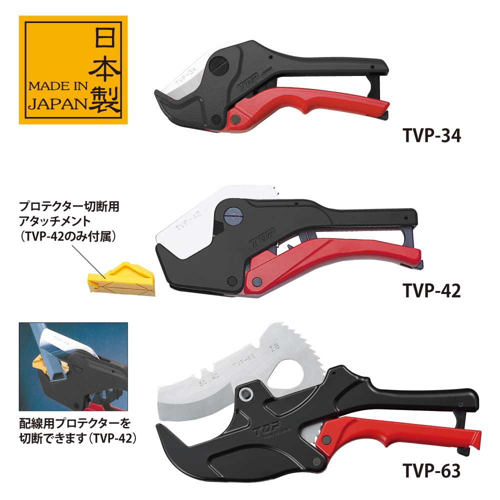 エンビパイプカッター | トップ工業株式会社
