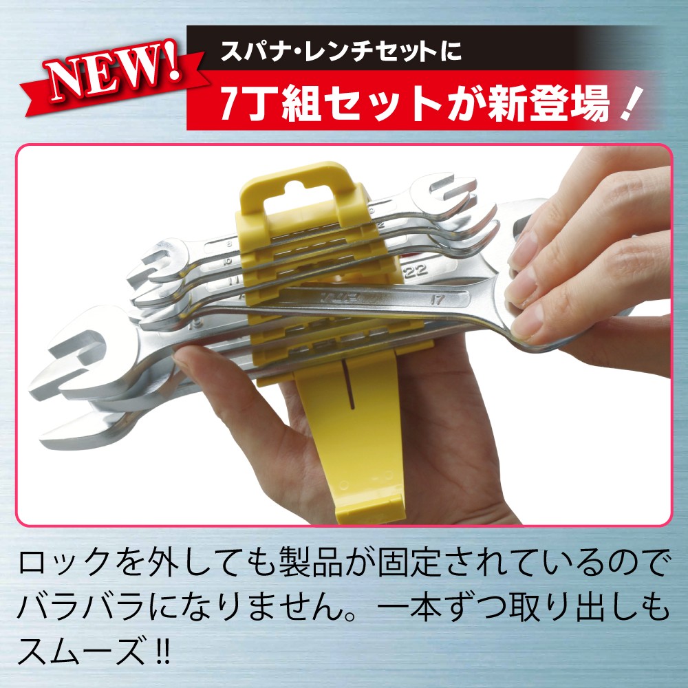 7丁組スパナ | トップ工業株式会社