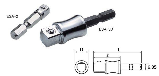 TONE トネ インパクト用ソケットアダプター NA68 19.0凹X25.4凸