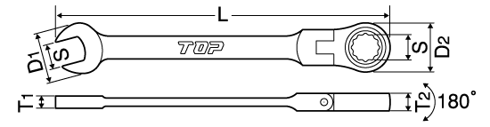 首振りラチェットコンビ® | トップ工業株式会社